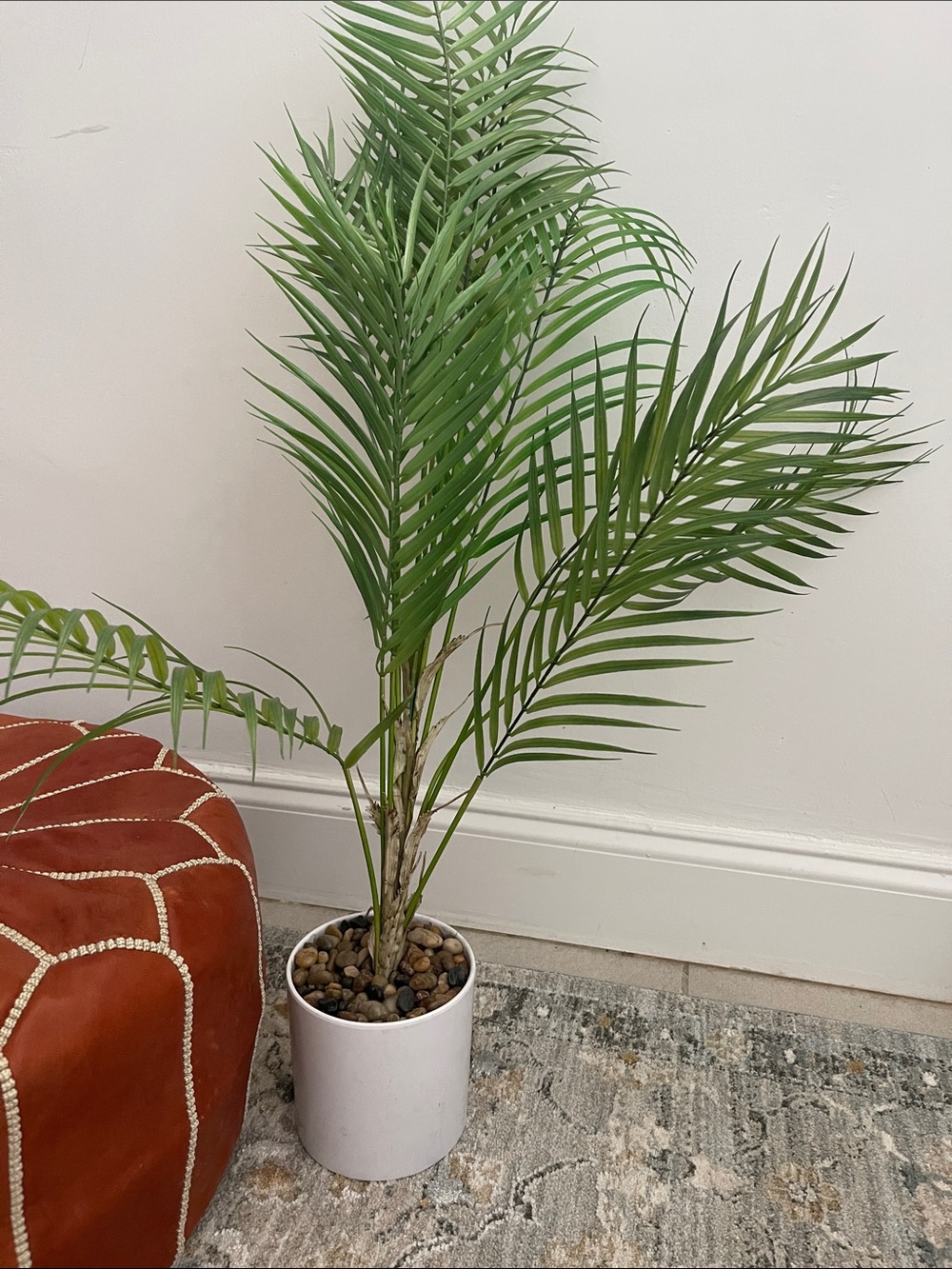 Artificial Areca Palm in Green - Unbranded Potted Plant Accent